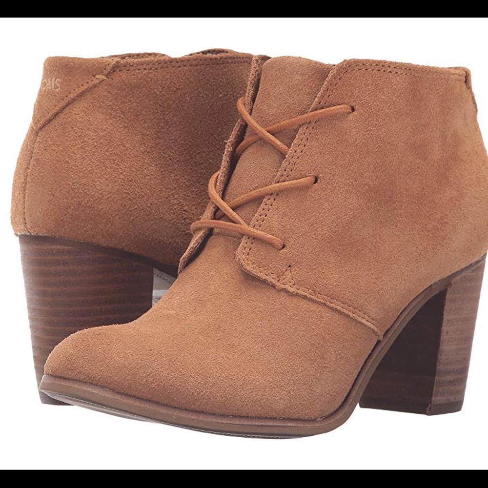 Toms Lunata Heel Booties sz 9.5 NWT